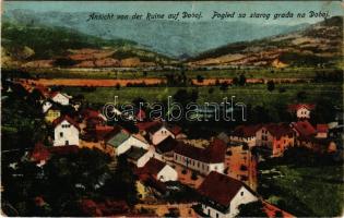 Doboj, Ansicht von der Ruine / Pogled sa starog grada / general view (Rb)