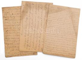 1917 Kézdi-Kovács Elemér (1898-1976) festőművész autográf sorai szüleihez 3 db levelezőlapon, Kézdi-Kovács László (1864-1942) festőművész, műkritikushoz és feleségéhez az I. világháború idejéből. Kézdi-Kovács Elemér autográf aláírásával, egyik kissé foltos.