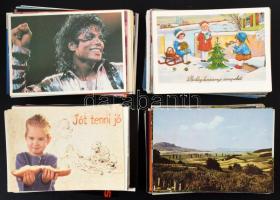 Kb. 200 db MODERN postatiszta motívum képeslap: üdvözlőlapok, ünnepek, reklám, stb. / Cca. 200 MODERN unused motive postcards: greeting cards, holidays, advertisements, etc.