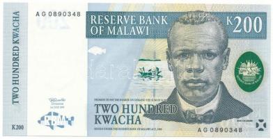 Malawi 1997. 200K "AG 0890348" T:UNC Malawi 1997. 200 Kwacha "AG 0890348" C:UNC Krause P#41