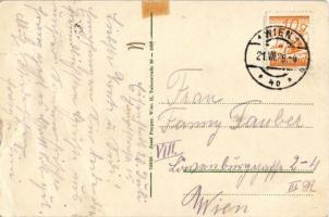 1928 Kismarton, Eisenstadt; Motiv aus der Judengasse / Zsidó utca, üzlet. Josef Popper kiadása / Jew...