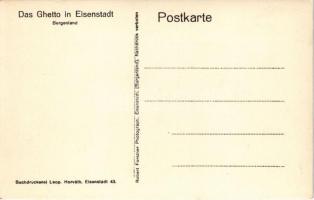 Kismarton, Eisenstadt; Das Ghetto in Eisenstadt / Gettó, zsidónegyed, zsinagóga, B. Schneider, Leopo...