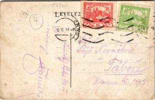 1919 Sárospatak, vár. A. Schwidernoch (kopott sarkak / worn corners)