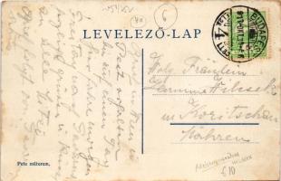 1913 Seregélyes, Gróf Hadik kastély. Pete műterem (kis szakadás / small tear)