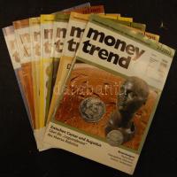 Money Trend numizmatikai magazin 2002-es évfolyam 1db száma + 2005-ös évfolyam 6db klf száma