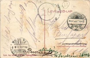 1914 Nyíregyháza, Bethlen utca. Lev. lap király kiadása (fl)