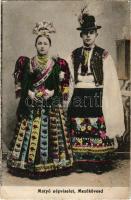 1915 Mezőkövesd, Matyó népviselet, magyar folklór. Körmendy István kiadása + "K.u.K. Reservespital in MEZŐKÖVESD" (EK)