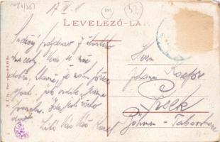 1918 Szeged, Kölcsey utca, villamos, Hotel Royal szálloda, Gottschall hölgyfodrász, Szatmári Géza üz...