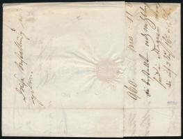 1843 Unpaid cover "V.MISKOLCZ" - Pohorella 1843 Portós levél "V.MISKOLCZ" - Poho...