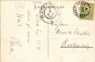 1905 Hévíz, fürdő. Mérei Ignác kiadása (fl)