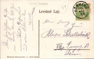 1906 Körmend, látkép. Körmendi könyvnyomda r.t. utóda kiadása (EK)