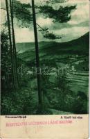 1921 Borosznófürdő, Brusno-kúpele (Borosznó, Brusznó, Brusno); a fürdő fekvése / spa (EK)