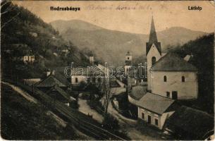 1919 Hodrusbánya, Banská Hodrusa (Hodrushámor, Hodrusa-Hámre); látkép, templom. Grohmann kiadása (Se...