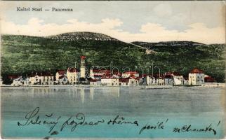1912 Kastel Stari, Castelvecchio (Kastela, Castelli); Panorama. V. Stein (fl)