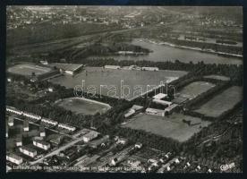 ca 1957 Magyar evezős Meteor 8-as tagjainak aláírásai képeslapon Ligeti László (1914-1994) a KPVDSZ ...