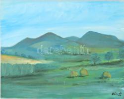 Gáspár jelzéssel: Táj. Olaj, farost. 40x50 cm