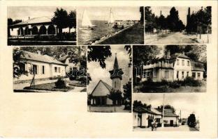1952 Balatonboglár, Jankovich telep, mozaiklap. Művészeti Alkotások