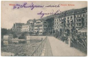 1912 Abbazia, Opatija; Pension Bellevue, Apotheke / szállodák, gyógyszertár / hotels, pharmacy (fl)