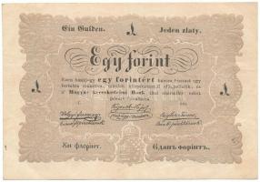1848. 1Ft "Kossuth bankó" hátoldali szövegben sajtóhiba: a cirillbetűs román szöveg utolsó...