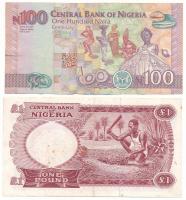 Nigéria DN(1965) 1P + 2014. 100N "Nigéria 100 éves fennállása" T:F
Nigeria ND(1965) 1 Pou...