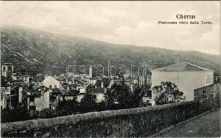 Cres, Cherso; Panorama visto dalla Torre / general view with tower. A. Grulich