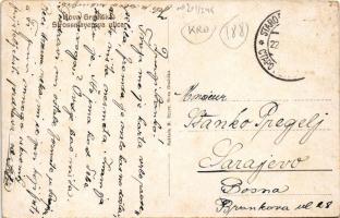 Újgradiska, Novagradiska, Nova Gradiska; Strossmayerova ulica / street view, shops. M. Bauer (EK)