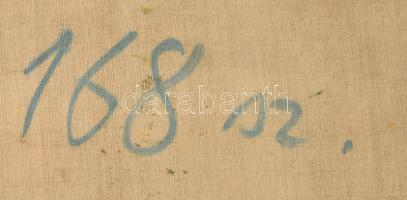 Ujváry Ignác (1860-1927): Patakpart. Olaj, vászon, jelzés nélkül. Proveniencia: Ujváry Ignác hagyaté...