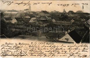 1902 Belovár, Bjelovar; látkép / general view (EM)