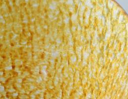 Murano vagy cseh krakléüveg kínáló. Hutaüveg, jelzés nélkül, hibátlan, d: 26 cm, m: 18,5 cm