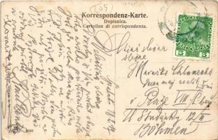 1917 Split, Spalato; vasútállomás / railway station. G. A. Milisich, Fot. L. de Vitturi (fl)