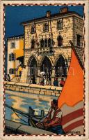 1913 Split, Spalato; Gemeindehaus. Oesterreichische Adria Ausstellung Wien 1913 Officielle Postkarte A 8. Kilophot GMBH / Austrian Adria Exhibition. Art Nouveau litho s: Hans Kalmsteiner + So. Stpl. (EK)