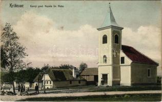 1920 Kőrös, Krizevac, Krizevci; Gornji grad, Kapela Sv. Roka / chapel. Gust. Neuberg (EB)
