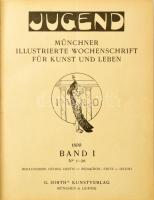 1899 Jugend. Münchner illustrierte Wochenschrift für Kunst und Leben. 1899 Band I. Nr. 1-26. (Fél év...