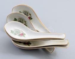 7 darab porcelán leveses kanál.