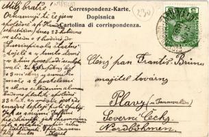 1910 Mali Losinj, Lussinpiccolo; Pension &amp; Restaurant Helene, waitresses. Verlag O. Antschin...