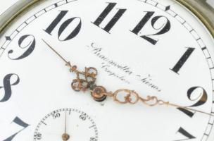 Braunswetter János, Szeged nagy méretű zsebóra. Hibátlan számlap, jelzett tok, jelzett szerkezet, mű...