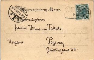 1904 Wien, Vienna, Bécs XII./1. Meidling, Schönbrunn-Eingang / gate, entry