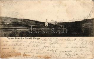 1915 Novszka, Novska; Grobnica Obitelji Knopp / Tomb of the Knopp Family in the cemetery, chapel. Albert Gomercic Fotograf (fl)