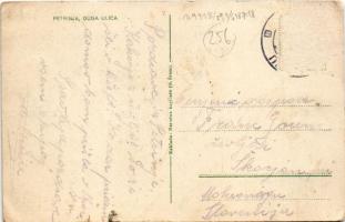 Petrinya, Petrinja; Duga ulica / street view, shops (Rb)