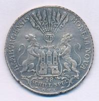 1972. Hátlapon és peremen jelzett utánverete a Német Államok / Hamburg 1764OHK 32Sch (3M) Ag "F...