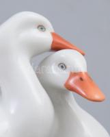 Herendi kacsapár. Jelzett, 11x7 cm