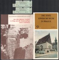 A prágai Zsidó Múzeummal kapcsolatos 2 db ismertető prospektus, angol és német nyelven + 2 db belépőjegy