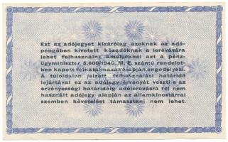 1946. 10.000.000AP vízjel és sorszám nélkül T:AU / Hungary 1946. 10.000.000 Adópengő without waterma...
