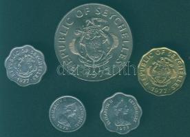Seychelle-szigetek 1972-1977. 1c + 5c (2x) + 10c + 10R össz. 5db "FAO" tanúsítványokkal T:...