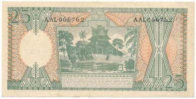 Indonézia 1964. 25R "AAL 066762" T:F, szép papír
Indonesia 1964. 25 Rupiah "AAL 0667...