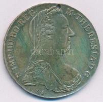 Ausztria 1780SF Tallér Ag "Mária Terézia" utánveret T:XF patina, lyuk Austria 1780SF Thale...