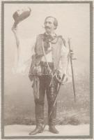 cca 1910 Szentgyörgyi István (1842-1931) színész, rendező fotója papírlapon, 15x10 cm