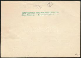 1954 Alkalmi légi levelezőlap / special airmail card