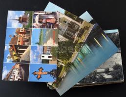 Kb. 120 db MODERN magyar város képeslap vegyes minőségben
