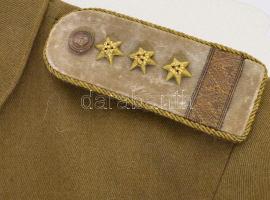 1946M szakszolgálatos (egészségügyi) tiszti szövet zubbony, ezredesi rangjelzéssel (az egyik paroli-...